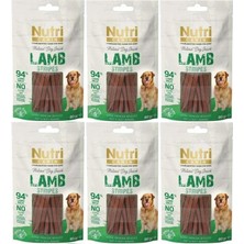 Nutri Canin Lamb Stripes Tahılsız Kuzu Etli Köpek Ödülü 80GR 6 Adet