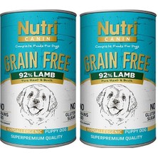 Nutri Canin Kuzu Etli Tahılsız Yavru Köpek Konservesi 400 G 2 Adet