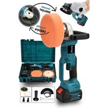 Assur Plus Ultra Set 2'li 58VF Şarjlı Taşlama + Polisaj Makinası