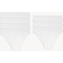 Marks & Spencer Saf Pamuklu 7'li Brief Külot