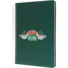 Mabbels Friends Central Perk Spiralli Çizgili 96 Yaprak Defter