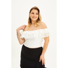 Myline Fistolu Gipe Detaylı Top