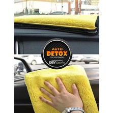 Auto Detox Autodetox Yellowfaser Oto Kurulama Mikrofiber Bez 30X60CM