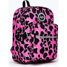 Hype Pink & Black Outlıne Anımal Utılıty Backpack (TWLG-861_1SZ)