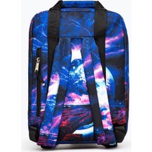 Hype Blue & Purple Galaxy Space Boxy Backpack (TWLG-828_1SZ)