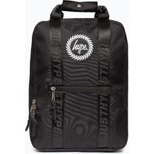 Hype Black Boxy Backpack (TWLG-822_1SZ)