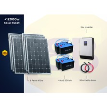 Başarı 12000 Watt Güneş Enerjisi Hazır Solar Paketi