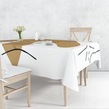 Alban Home Modern Temalı Dijital Baskı Masa Örtüsü Alho_tblc-19 (120X140)