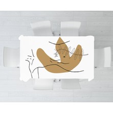 Alban Home Modern Temalı Dijital Baskı Masa Örtüsü Alho_tblc-19 (120X140)