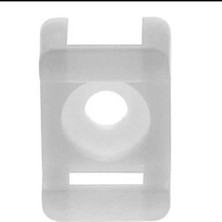Güven Gwest Vk V-2 23X16X10 mm (100 Adet) Beyaz Vidalı Kroşe