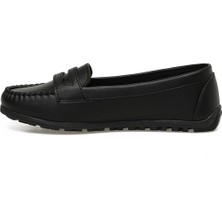 Miss F DW23004 3pr Siyah Kadın Loafer