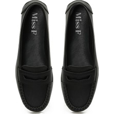 Miss F DW23004 3pr Siyah Kadın Loafer