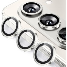 Fogy Samsung Galaxy Z Fold 5 Uyumlu Metal Temperli Cam Lens Koruyucu