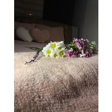 Tly Home Textiles Çift Kişilik Welsoft Peluş Nevresim Takımı Pudra