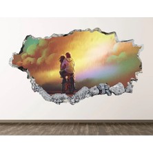 Kt Grup Aşk Temalı Full Hd Baskı 3D Modern Duvar Sticker