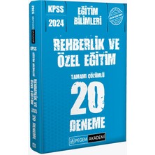 Pegem Akademi Yayıncılık 2024 KPSS Eğitim Bilimleri Rehberlik ve Özel Eğitim 20 Deneme
