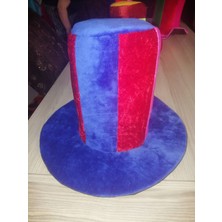 Rengarenk Kostüm Melon Palyaço Şapkası