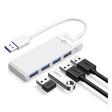 Orico 4 Portlu USB 3.0 Yüksek Hızlı 5gbps Hub Çoklayıcı Beyaz