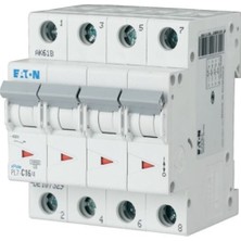 Eaton PL7-C63-4 Otomatik SIGORTA-10KA-C Eğrisi-4x6-Eaton 165189