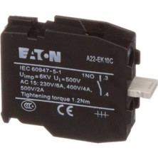 Eaton 254462 A22-EK10C Kontak 1na Buton Kutusu- Kontaktör