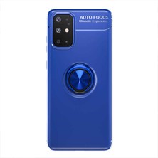 ZORE Samsung Galaxy A31 Uyumlu Manyetik Yüzüklü Standlı Koruyucu Shockproof Yumuşak Silikon