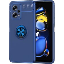 Kilifone - Xiaomi Redmi Note 12 5g - Kılıf Yüzüklü Auto Focus Ravel Karbon Silikon Kapak