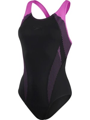 Speedo Speedo Eco End+ Fıt Lnbk Af Siyah Kadın Mayo