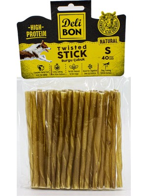 Toptan Bulurum Delibon Deri Burgu Çubuk 40 Adet Natural