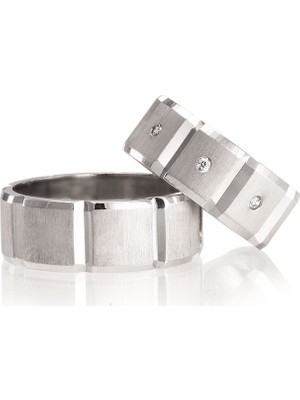 Gümüşcüm Kumsal Modeli Gümüş Bayan Alyans