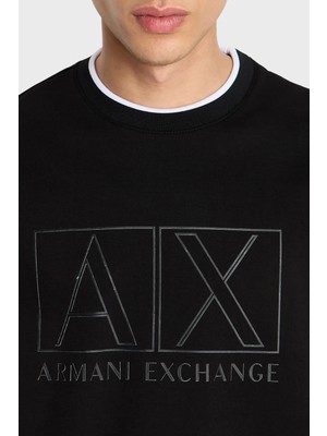 Armani Exchange Pamuklu Regular Fit Logo Baskılı Sweat Erkek Sweat 6rzmhj Zjdjz 1200