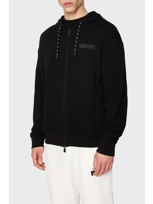 Armani Exchange Organik Pamuklu Kapüşonlu Fermuarlı Regular Fit Sweat Erkek Sweat 6rzmhe Zjdgz 1200