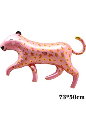 Kidspartim Pembe Panter Folyo Balon 73X50 cm