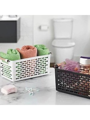 Scala Store Buzdolabı Düzenleyici (2 Adet), Ahşap Görünümlü Plastik Düzenleyici Sepet