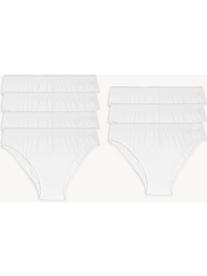 Marks & Spencer Saf Pamuklu 7'li Brief Külot