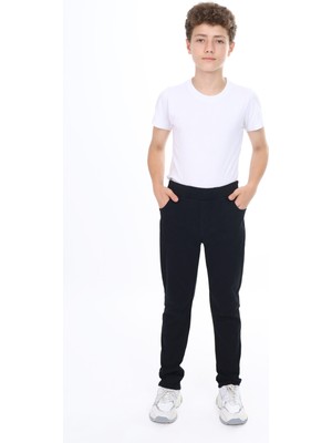 Kinderos Okul Pantolonu Beli Lastikli Kaşkorseli ECCK-BYMİK-JEAN-8431-8331
