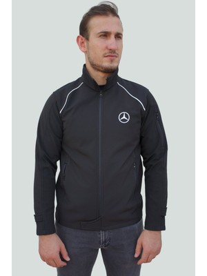 Uniprom Mercedes Mont Softshell Biyeli Model 5 Cepli Likralı Siyah