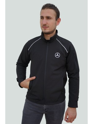 Uniprom Mercedes Mont Softshell Biyeli Model 5 Cepli Likralı Siyah