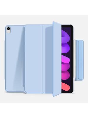 Schulzz iPad Pro 11 Inç 1-2-3-4 Nesil 360 Derece Döner Uyku Modlu Kalem Bölmeli Manyetik Smart Kılıf