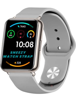 Sneezy Huawei Watch Fit 2 Uyumlu Purelux Soft Silikon Kordon