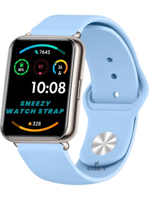 Sneezy Huawei Watch Fit 2 Uyumlu Purelux Soft Silikon Kordon