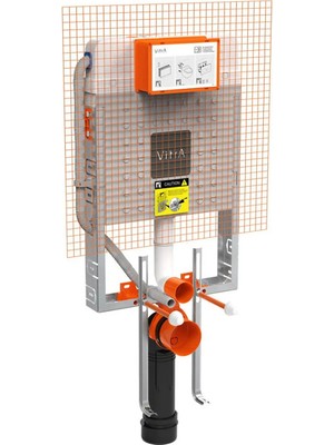 Vitra 800-1868 V8 Asma Klozetler Için Gömme Rezervuar Seti,8 cm