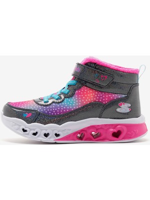 Skechers Flutter Heart Lights  -  Simple Büyük Kız Çocuk Lacivert Işıklı Bot 302677L Nvmt