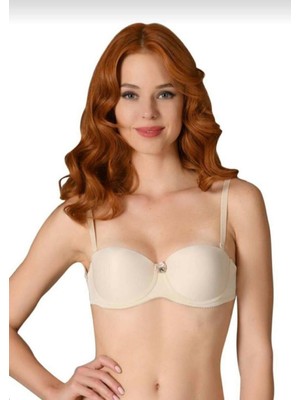 Nbb 3586 Bayan Destekli Sırtı Şeffaf Sütyen Tekli