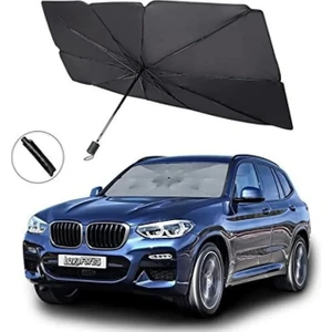 Auto Wise Araba Ön Cam Güneşliği  Araba Güneş Gölge Koruyucu Şemsiye Otomatik Katlanabilir Güneşlik Gölgelik