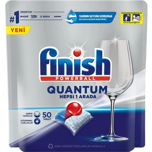 Quantum 50 Kapsül Bulaşık Makinesi Deterjanı Tabl (1 x 50 Kapsül)