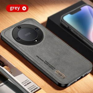 Honor X9A 5g Için Uygun Fırçalama Manyetik Emiş Cep Telefonu Kılıfları (Yurt Dışından)