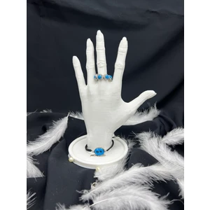 Beyaz Dekoratif El Takı Mankeni