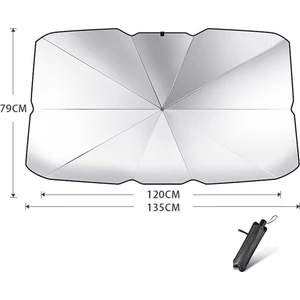 Araba Güneşliği Yaz Malzemeleri Araba Güneşliği Ön Cam Güneş Kremi Isı Yalıtımı Teleskopik Katlanır Güneş Kalkanı (Yurt Dışından)