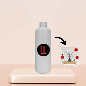 De Parfum Siyah Gül Kokulu Oda Kokusu 250 ml Yedek Dolum Şişesi + 115 ml Cam Şişe ve Bambu Çubuk
