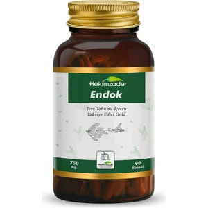 Endok 90 Kapsül 750MG - Tere Tohumu İçeren Takviye Edici Gıda